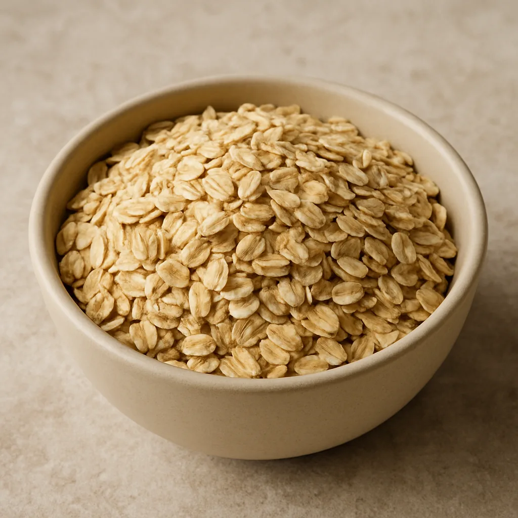 Rolled oats and steel-cut oats in bulk packs