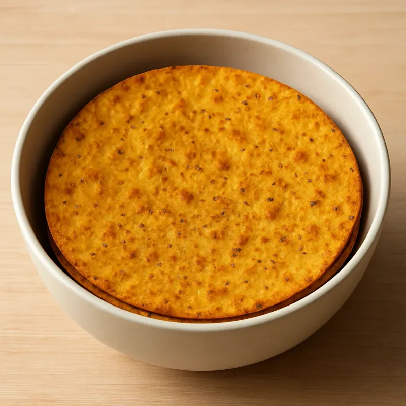 Cheese Masala Khakhra – crisp roasted Gujarati khakhra