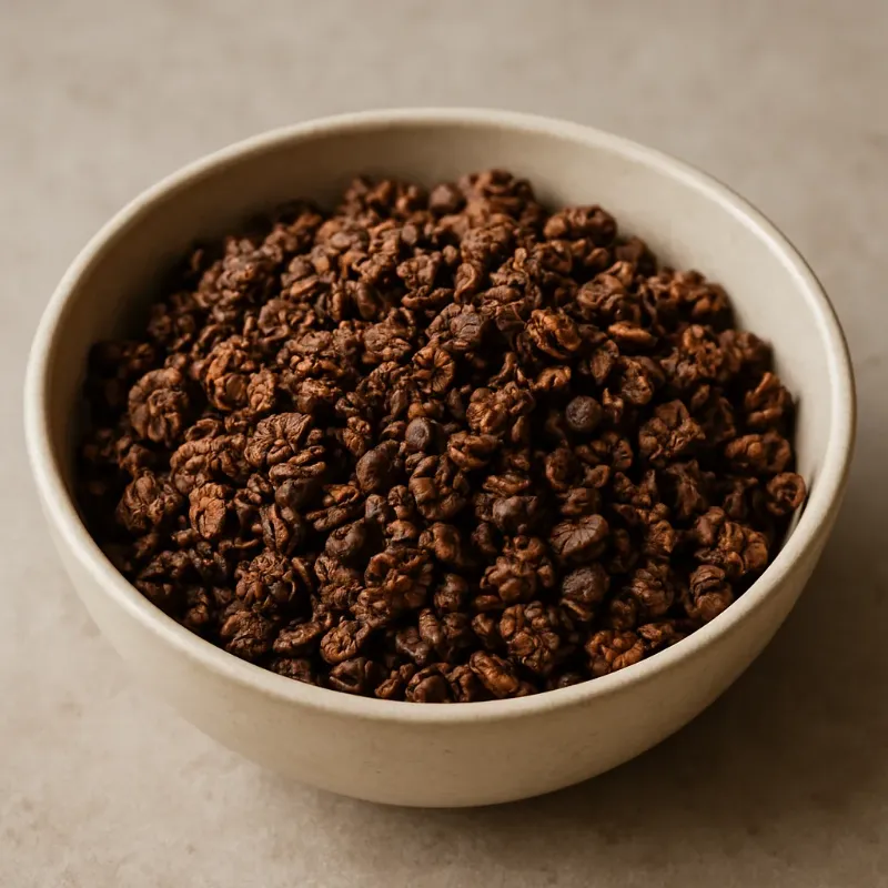 Chocolate Granola – crunchy baked granola clusters