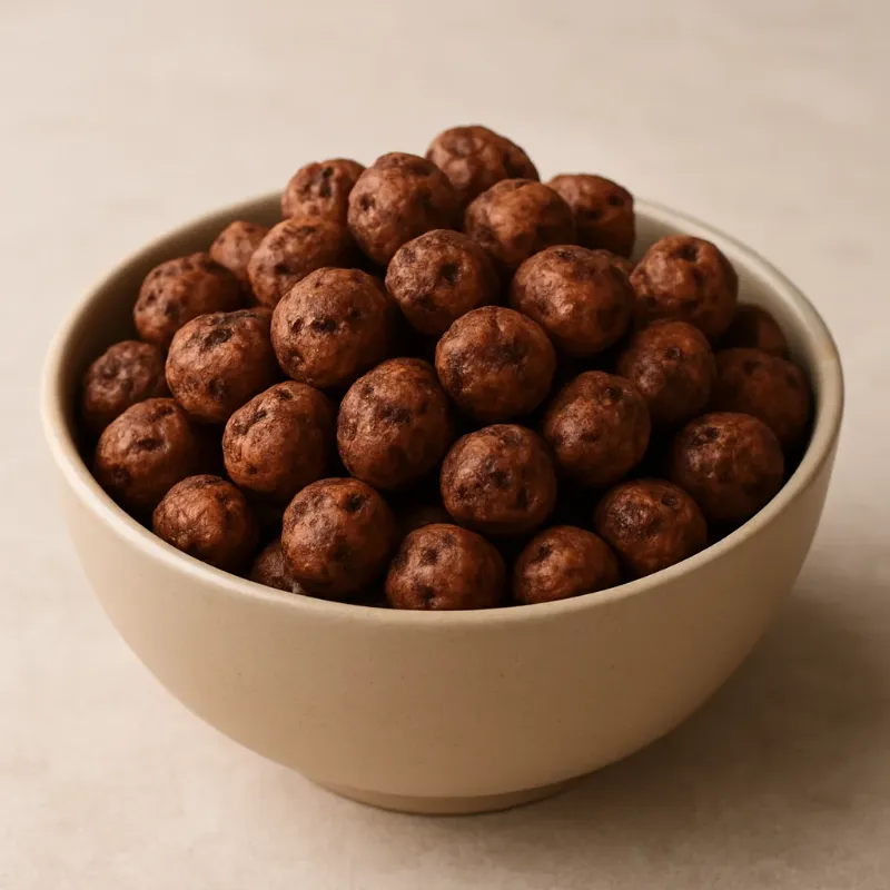 Chocolate Makhana – roasted fox nuts (lotus seeds) for wholesale supply