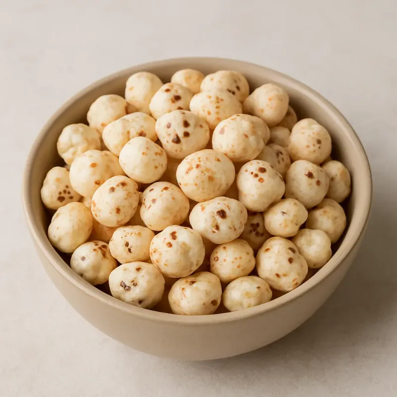 Himalayan Salt Makhana – roasted fox nuts (lotus seeds) for wholesale supply