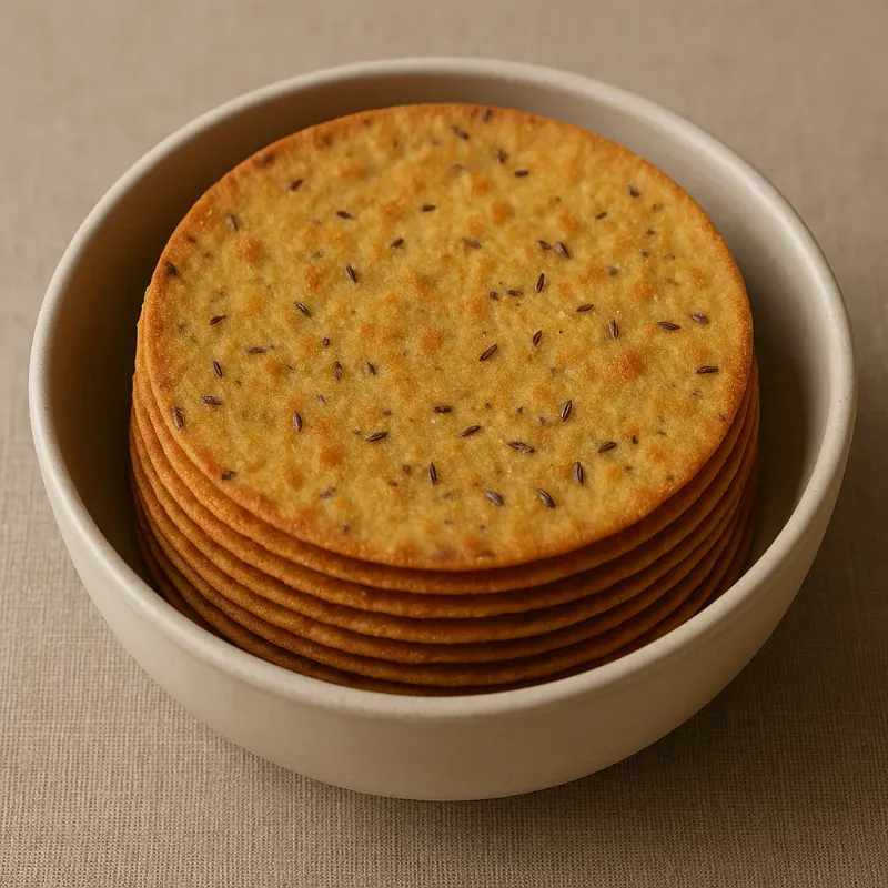 Jeera Khakhra – crisp roasted Gujarati khakhra